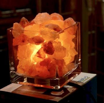 HIMALAYAN CRYSTALLITEZ AROMATHERAPY SALT LAMP, HANDCRAFTED ARTISAN MADE