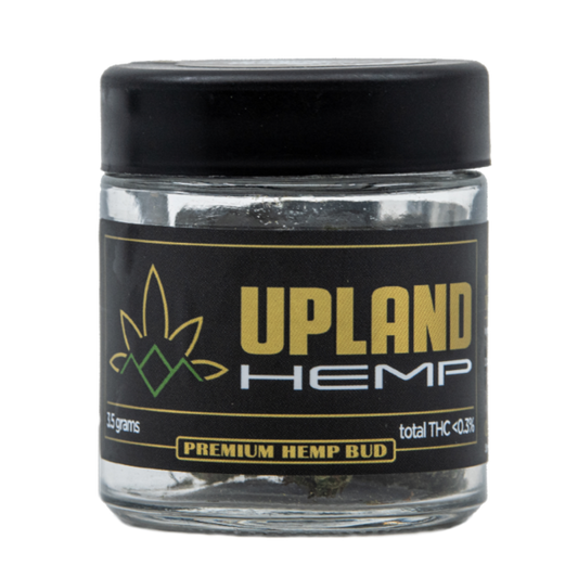 Upland Hemp 3.5 Grams Premium Hemp Bud Jar