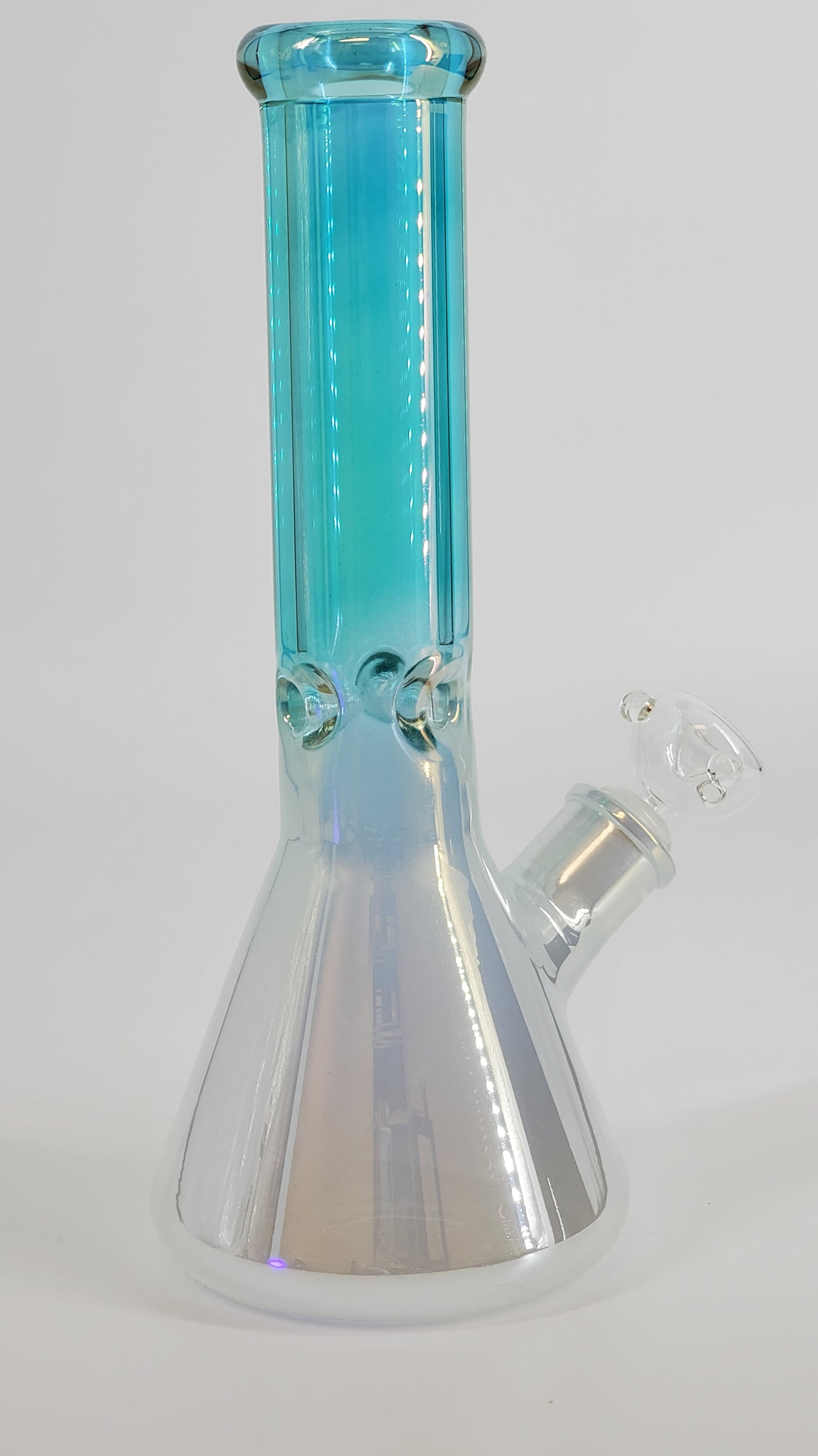 JGB Heavy Glass Water Pipe with Ice Catcher - Assorted Size Assorted Colors