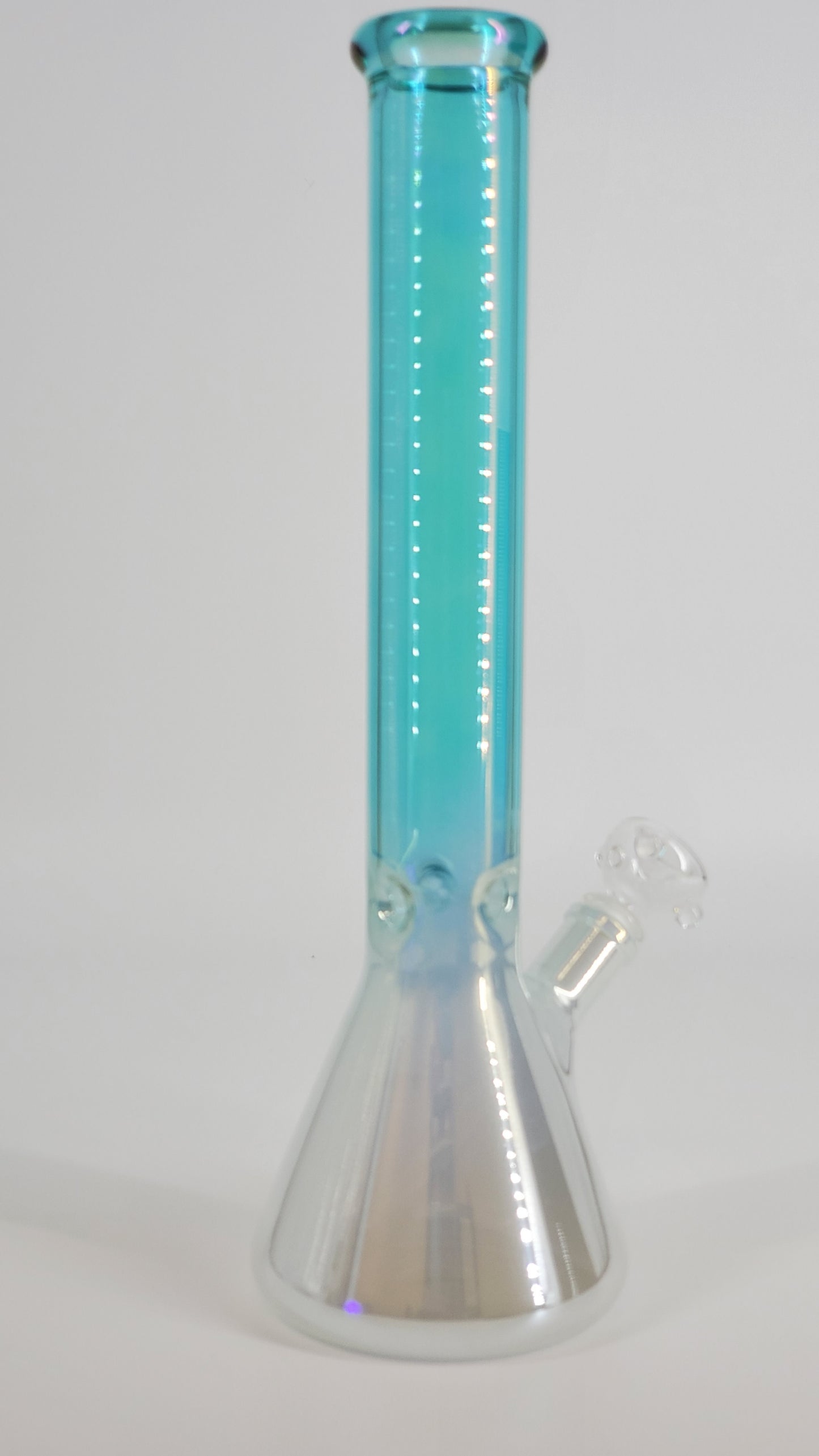 JGB Heavy Glass Water Pipe with Ice Catcher - Assorted Size Assorted Colors