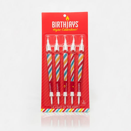 BIRTHJAYS | Joint Birthday Candle Cones | Available in 5 Pack & 10 Pack