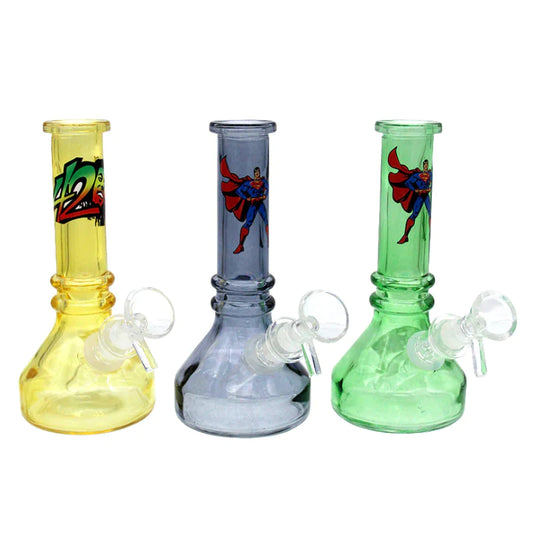 6.5 Inches Mini Stickers Beakers Assorted Colors