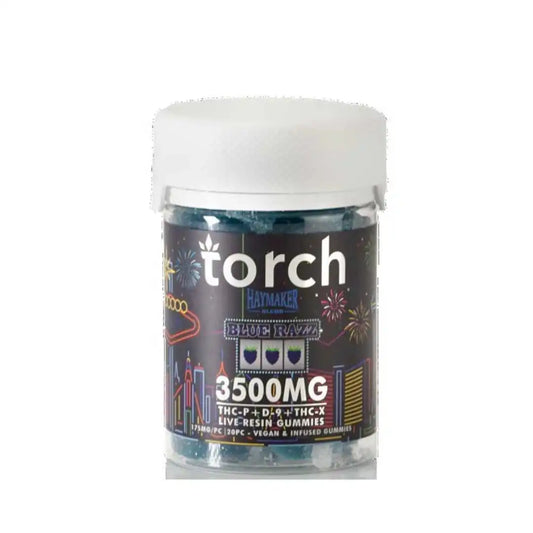 TORCH HAYMAKER LIVE RESIN GUMMIES 3500MG 175MG PER GUMMY - 20 PC JAR