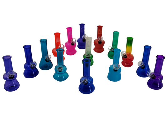 IS 5" Mini Glass Hookah for Dry Herb