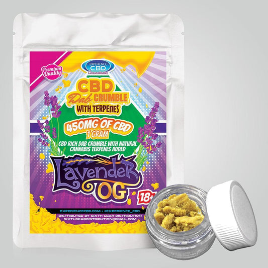 Experience CBD Dab Crumble with Terpenes 450mg