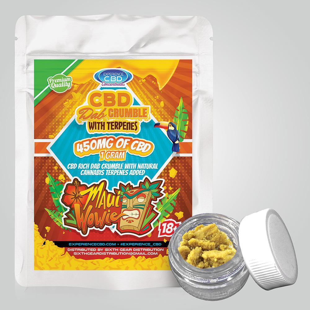 Experience CBD Dab Crumble with Terpenes 450mg