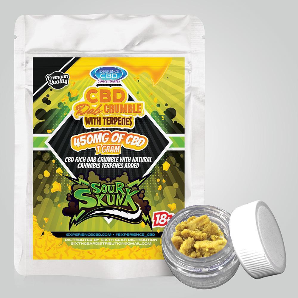 Experience CBD Dab Crumble with Terpenes 450mg