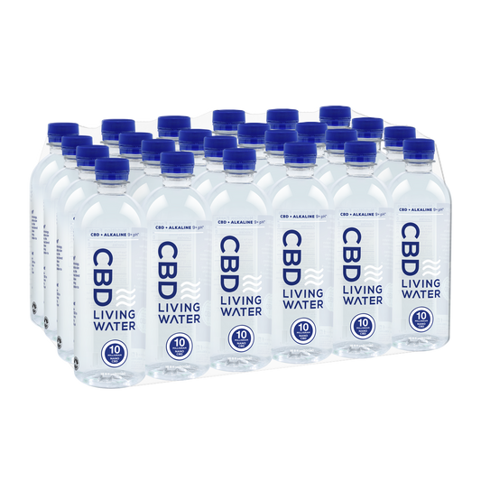 CBD Living Purified 9+ pH Water 500mL Case of 24