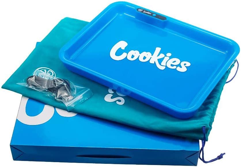 Glow Tray x COOKIES SF LED Rolling Tray with Auto Party Mode 2 Colors