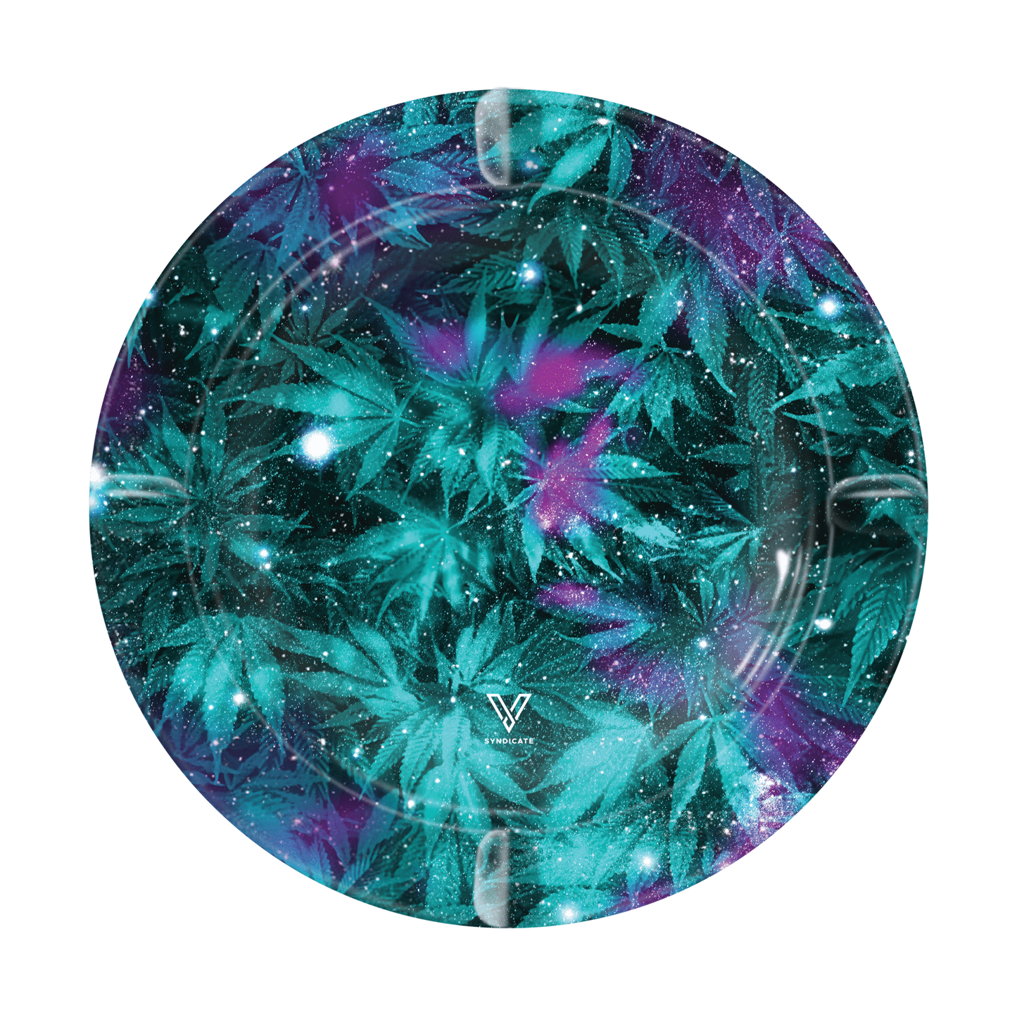 V Syndicate Blazin' Round Metal Ashtrays