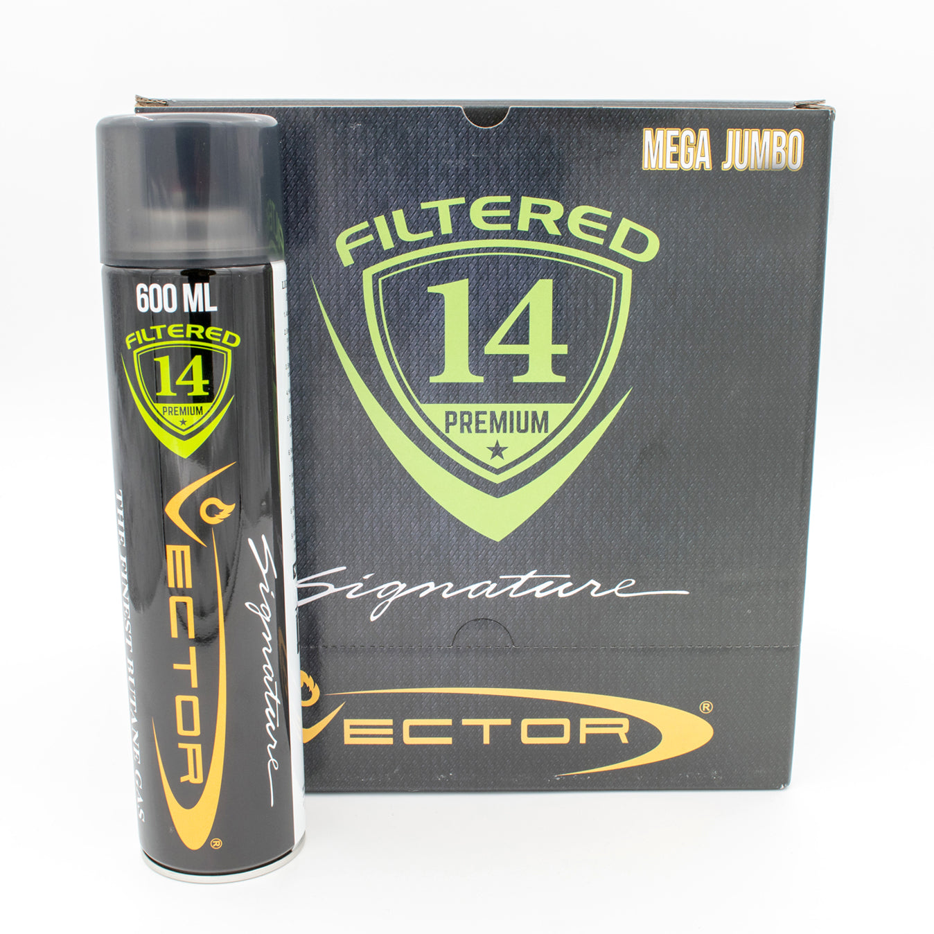 Vector 14x Filtered Premium Refined Fuel Butane Gas Refill 12 Per Case