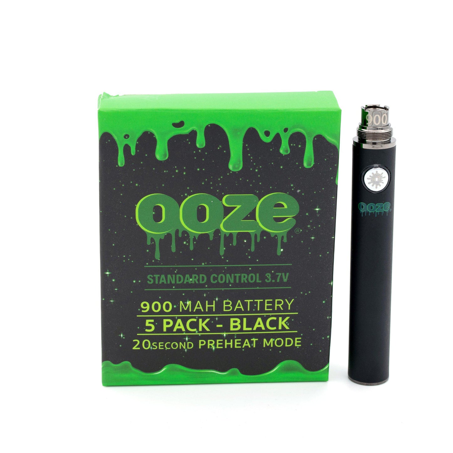 Ooze Battery 650mAh / 900mAh / 1100mAh 5 Pack - Non-twist
