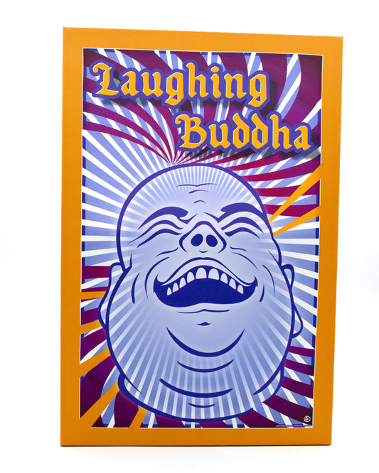 High Art Laughing Buddha Canvas Painting