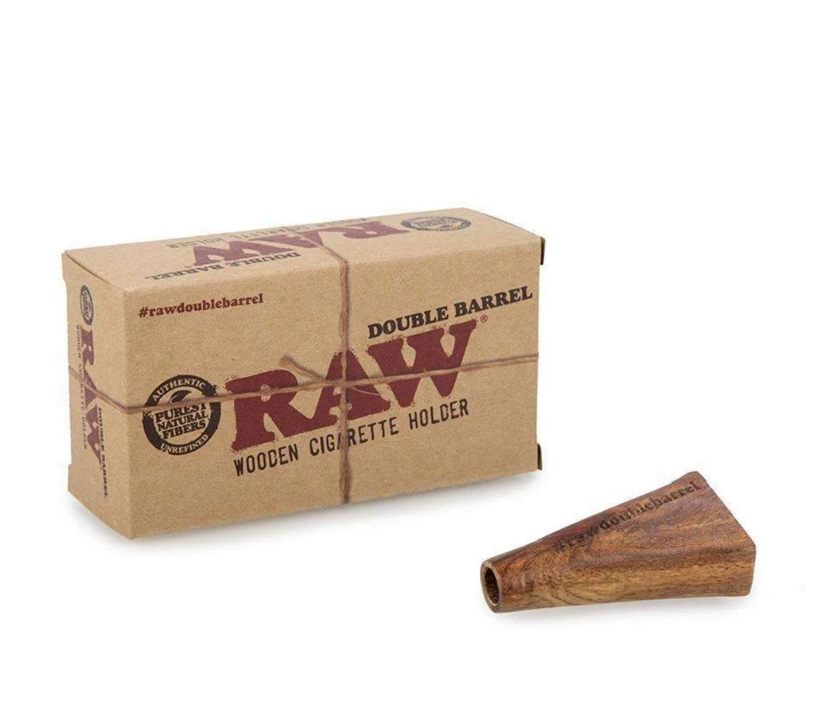 RAWthentic Wooden Double Barrel Cigarette Holder - Limited Edition