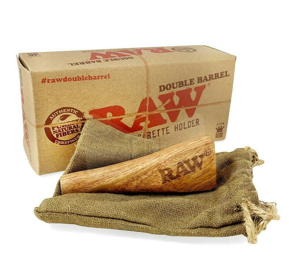 RAWthentic Wooden Double Barrel Cigarette Holder - Limited Edition