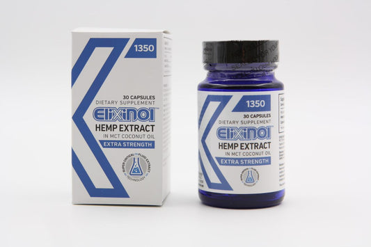Elixinol Hemp Oil Capsules-Natural 450mg / 900mg / 1350mg