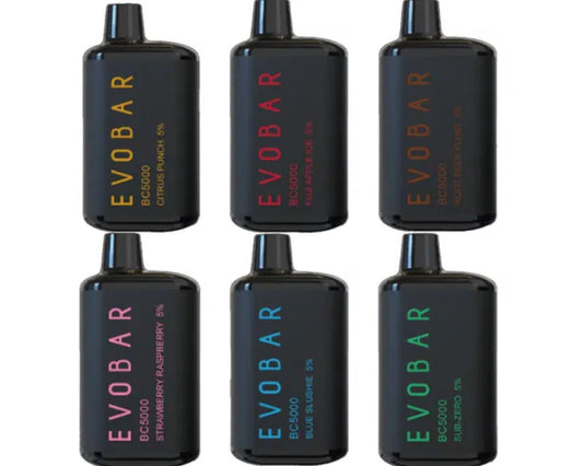 EVO Bar 5000 Puffs 10ct/Pack - Black Edition