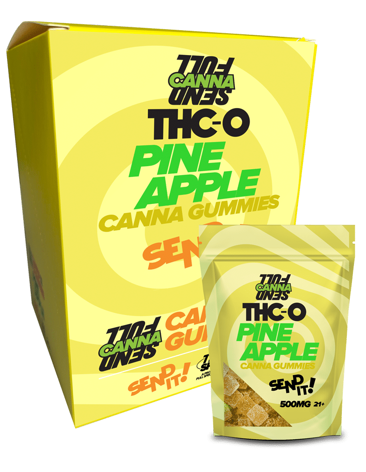 FullSend Canna THCO Gummies 500MG 15 Pcs Per Pouch - 5 Pouches Per Box