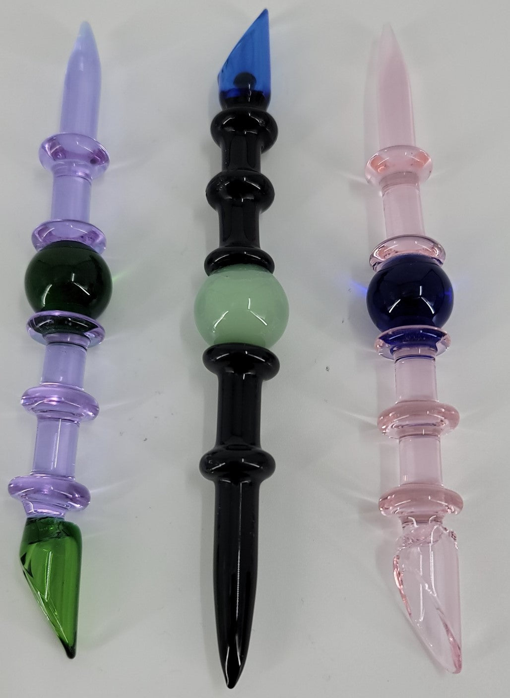 IS 5-1/2" Crystal Bowl Glass Dab Tool -  Assorted Colors