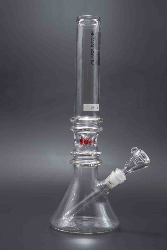 Glass Stone Water Pipes - 45mm 15"-16" Straight Tube