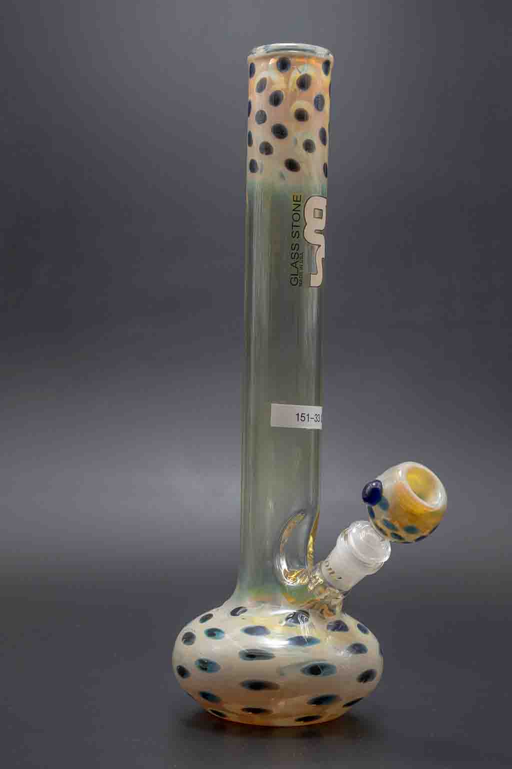 Glass Stone Water Pipes - 46mm Extra Heavy 14"-15" Assorted colors