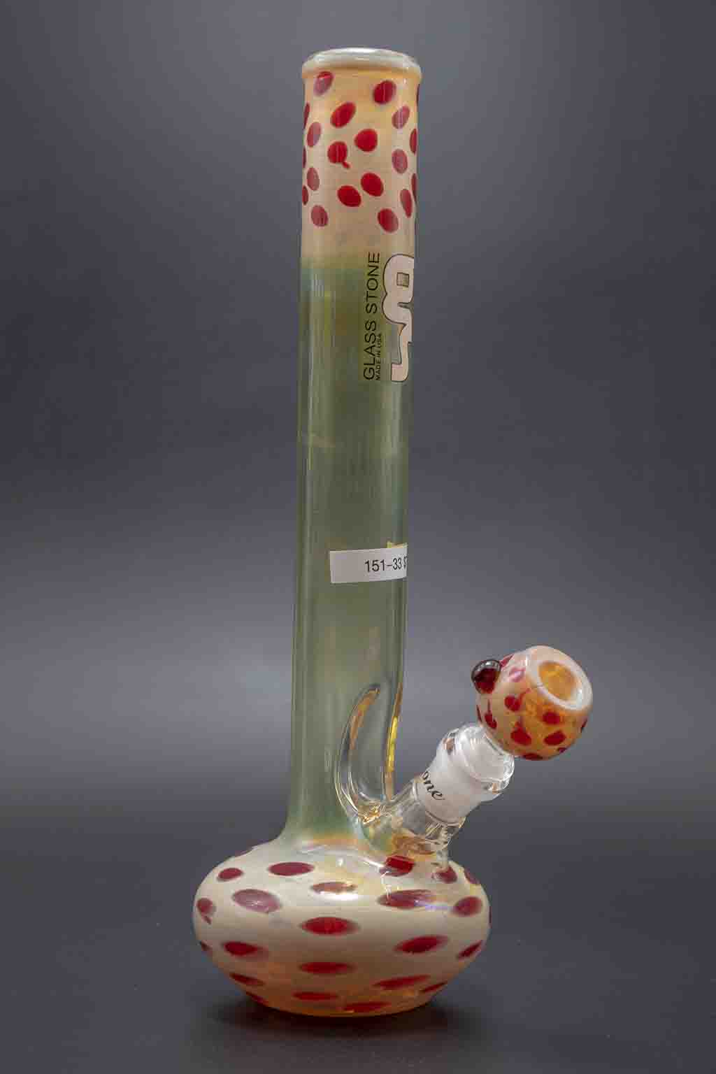 Glass Stone Water Pipes - 46mm Extra Heavy 14"-15" Assorted colors
