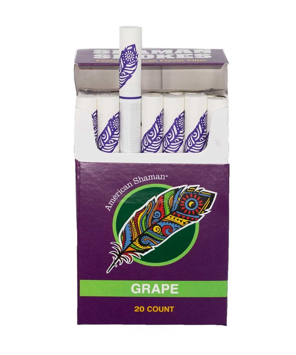 American Shaman Smokes Hemp Cigarettes 960MG - 20 Smokes Per Pack 10 Packs Per Carton