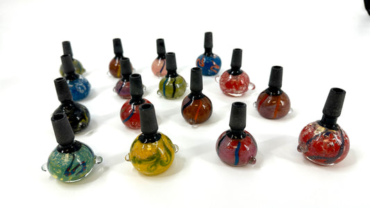 Glass Bowl Assorted Colors 14mm Male