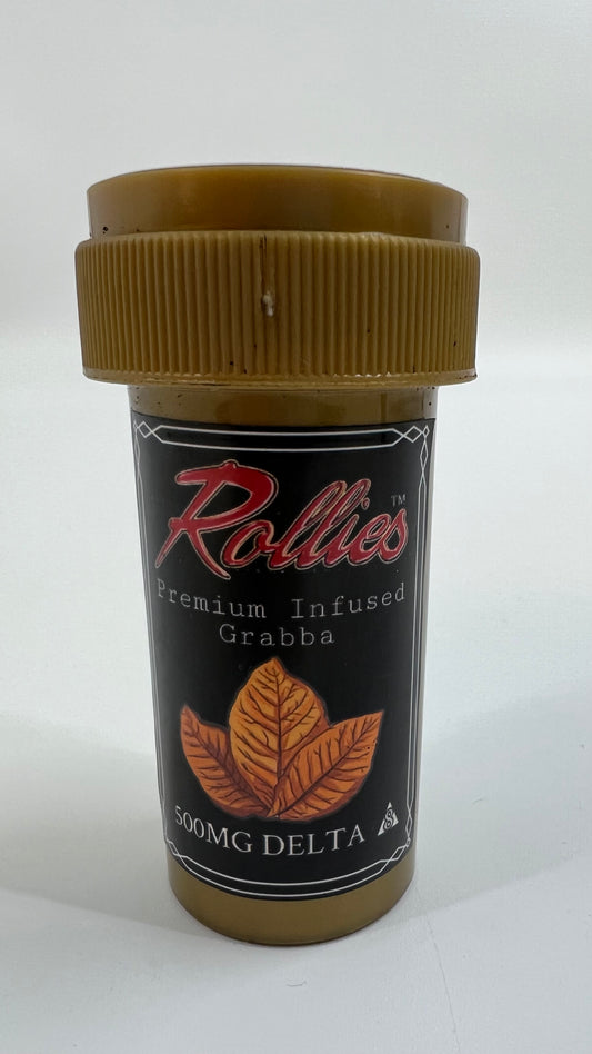 Rollies Grabba 100% Natural Premium Crushed Fronto Leaf Delta 8 Infused 500mg