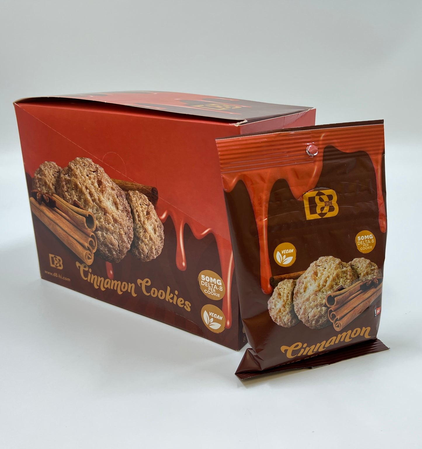 D8-Hi Delta 8 Cookies - 500MG Per Bag - *8 Bags Per Display* NEW - Assorted Flavors *NEW*