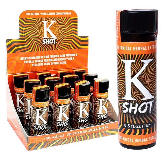 K Shot Kratom Extract – 12 Count Display Box