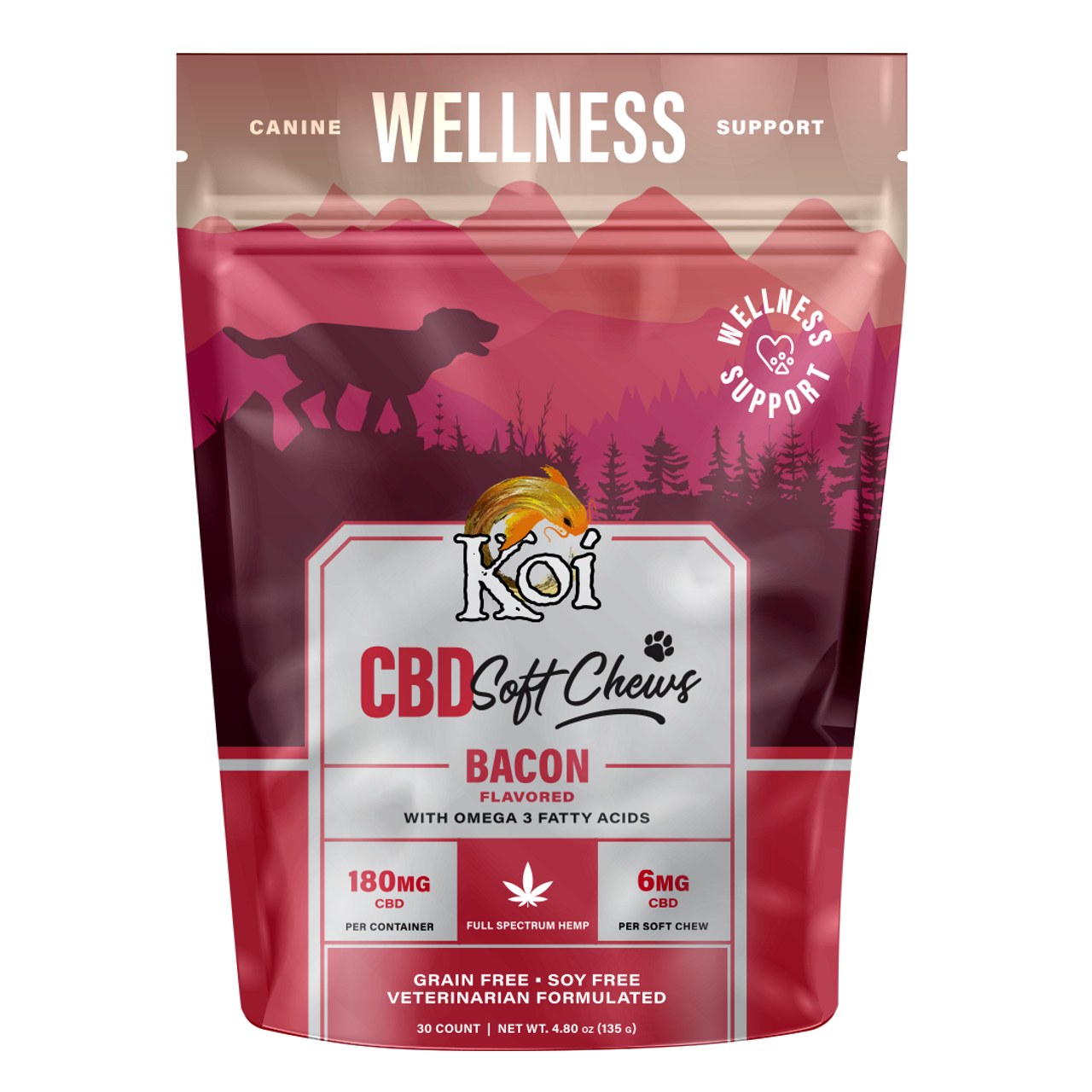 Koi Hemp PET CBD SOFT Chews - Assorted Flavors & Uses