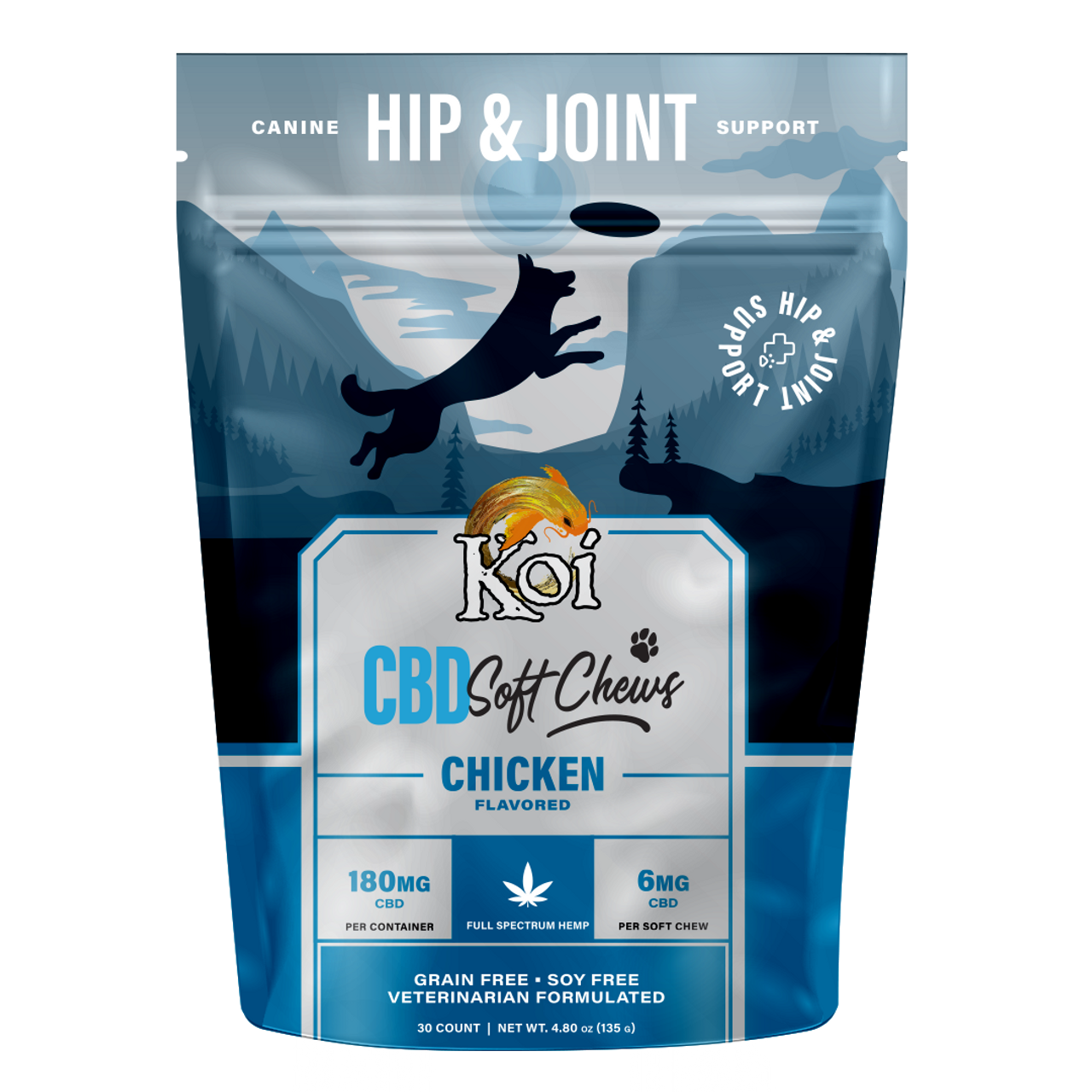 Koi Hemp PET CBD SOFT Chews - Assorted Flavors & Uses