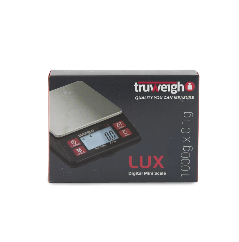 Truweigh LUX Digital Scale 1000g x 0.1g Black