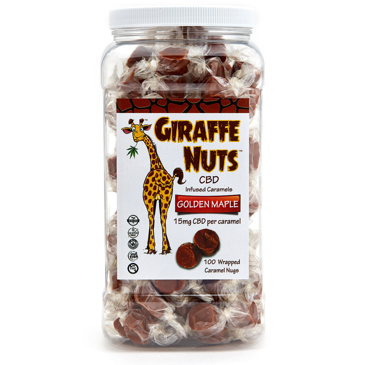 Giraffe Nuts BULK BIN - 100 Pieces - 1500mg