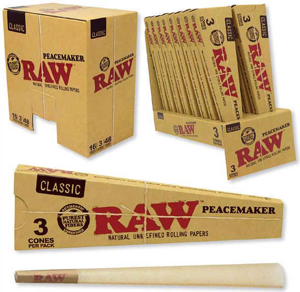 Rawthentic Classic Peacemaker Cone - 3pk - 16ct