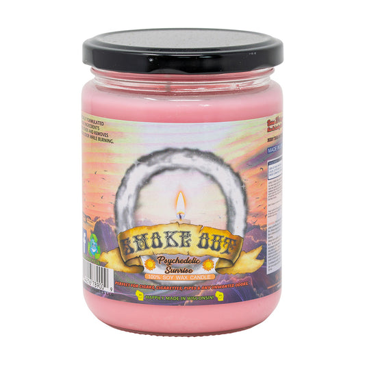 SMOKEOUT Candles 100% Soy Wax - Happily Made in Wisconsin - 14oz.