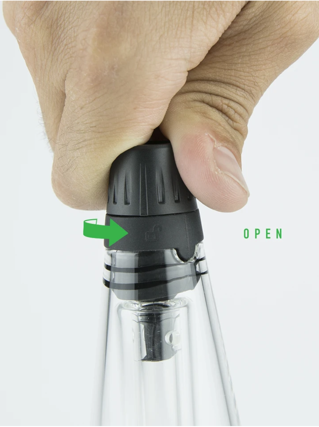 The Peak Pro Travel Glass Attachment by Puffco