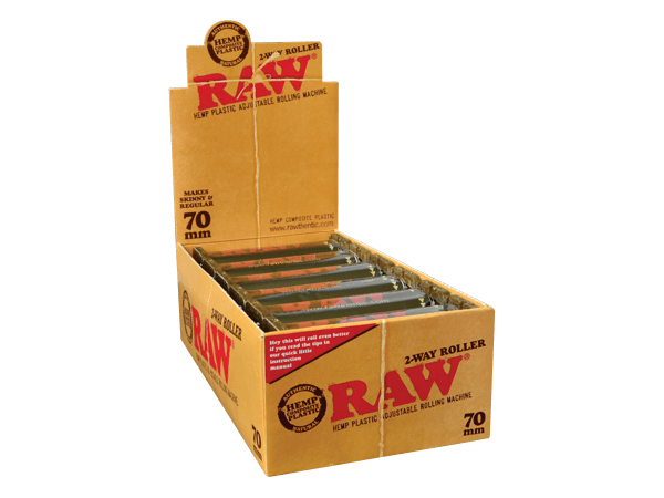 RAWthentic Hemp Plastic 2 Way Roller 12 Rollers Per Box