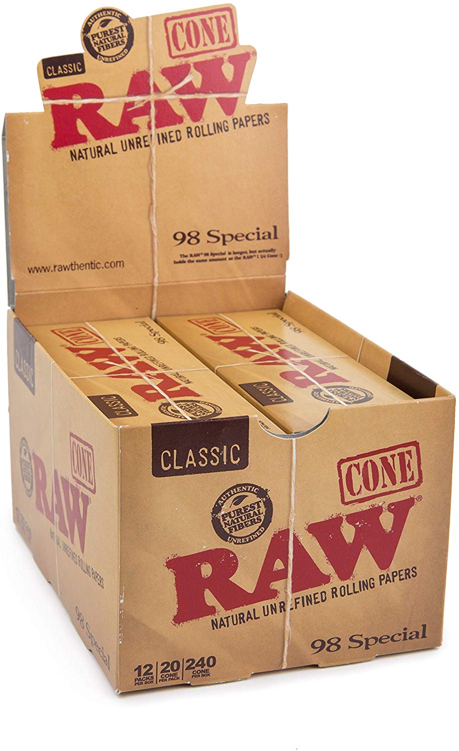 RAWthentic Classic Cones 20 Pack - The 98 Special