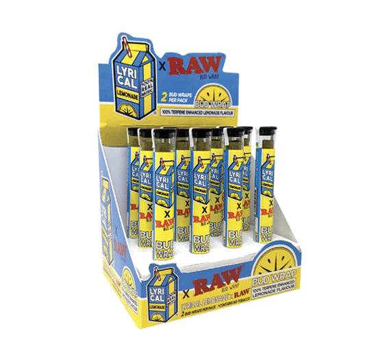 RAWthentic x Lyrical Lemonade Bud Wraps 2 Cones Per Tube / 12ct POP