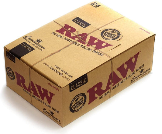 RAWthentic Connoisseur Classic King Size Slim Papers + Pre-rolled Tips24ct