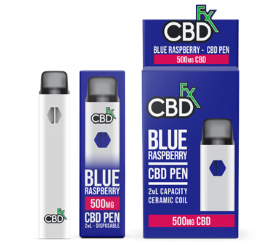 CBDFx  Broad Spectrum CBD Disposable Vape Pens - 500MG 2ML