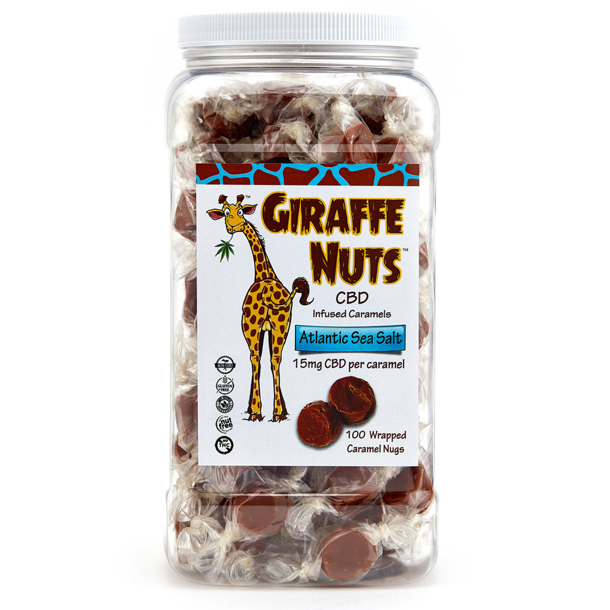 Giraffe Nuts BULK BIN - 100 Pieces - 1500mg