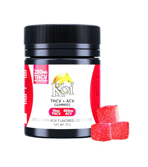 Koi THCV + ACV Gummies 200MG 20CT Jar