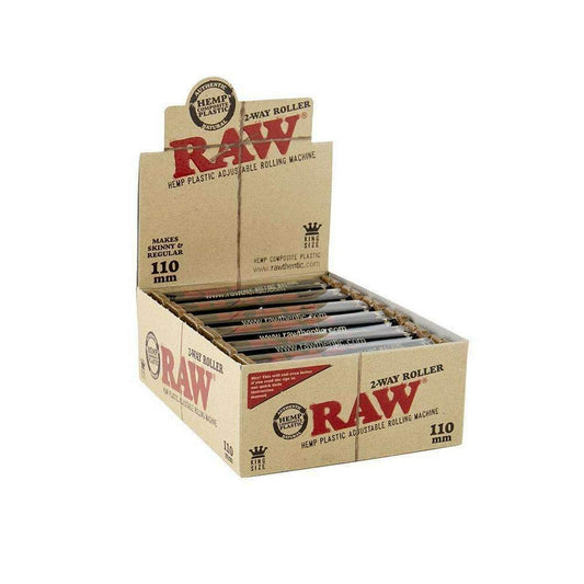 RAWthentic Hemp Plastic 2 Way Roller 12 Rollers Per Box