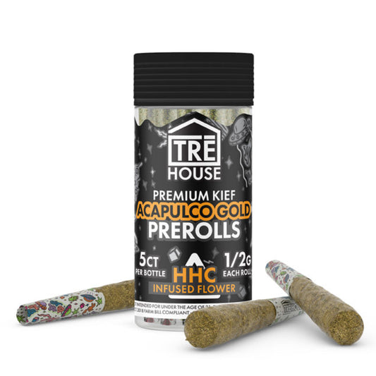 TreHouse Premium Kief PreRolls 5 Counts Per Bottle