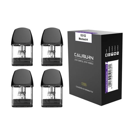 Uwell Caliburn A2 Replacment Pods 0.9ohm 4 counts/Pack