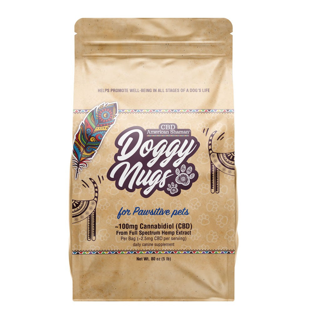 American Shaman DOGGY NUGS 5LBS Pack - 2600MG CBD Made With Real Chicken