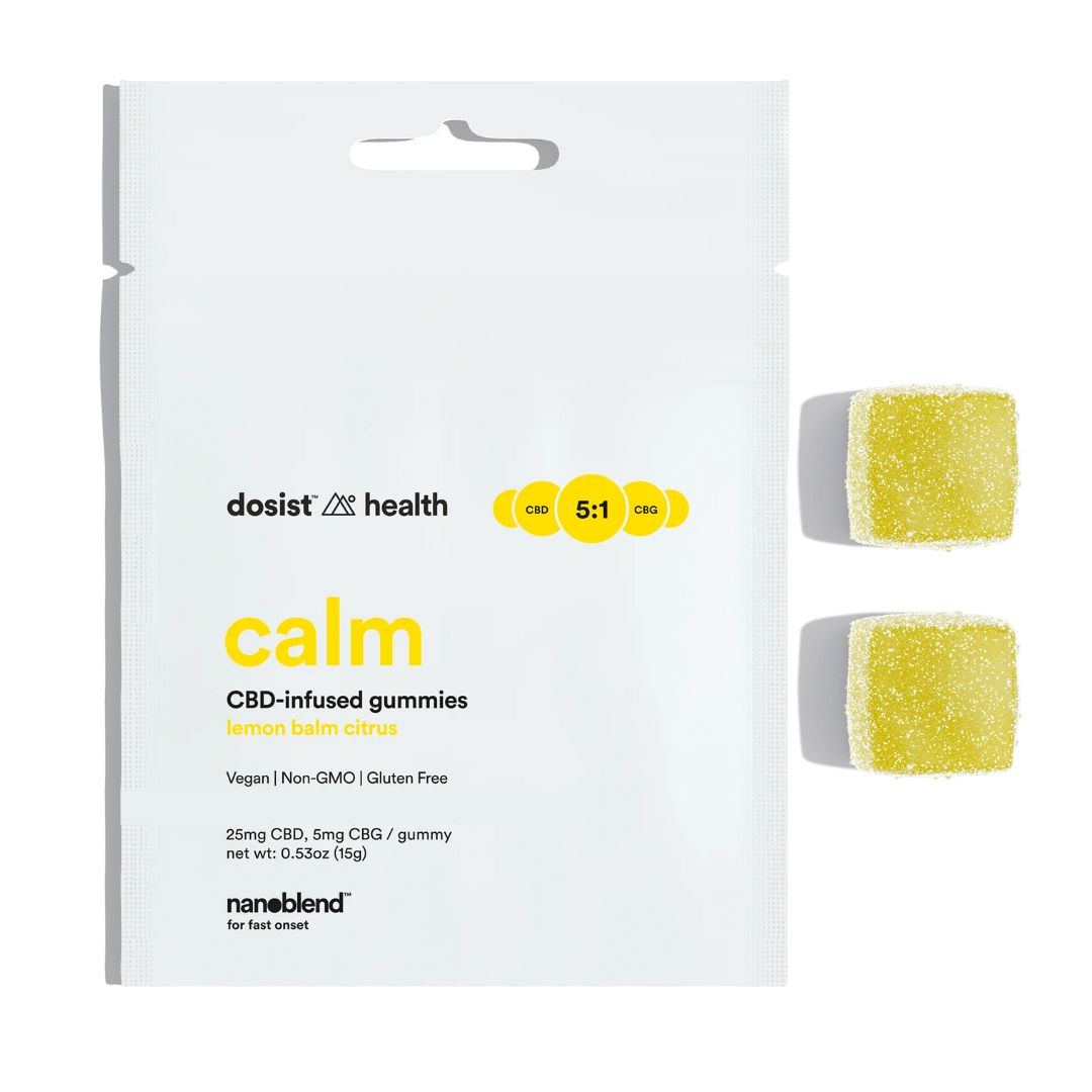 Dosist Health THC-Free Vegan NANOBLEND CBD Gummies 900mg 30 gummies (Calm / Sleep)